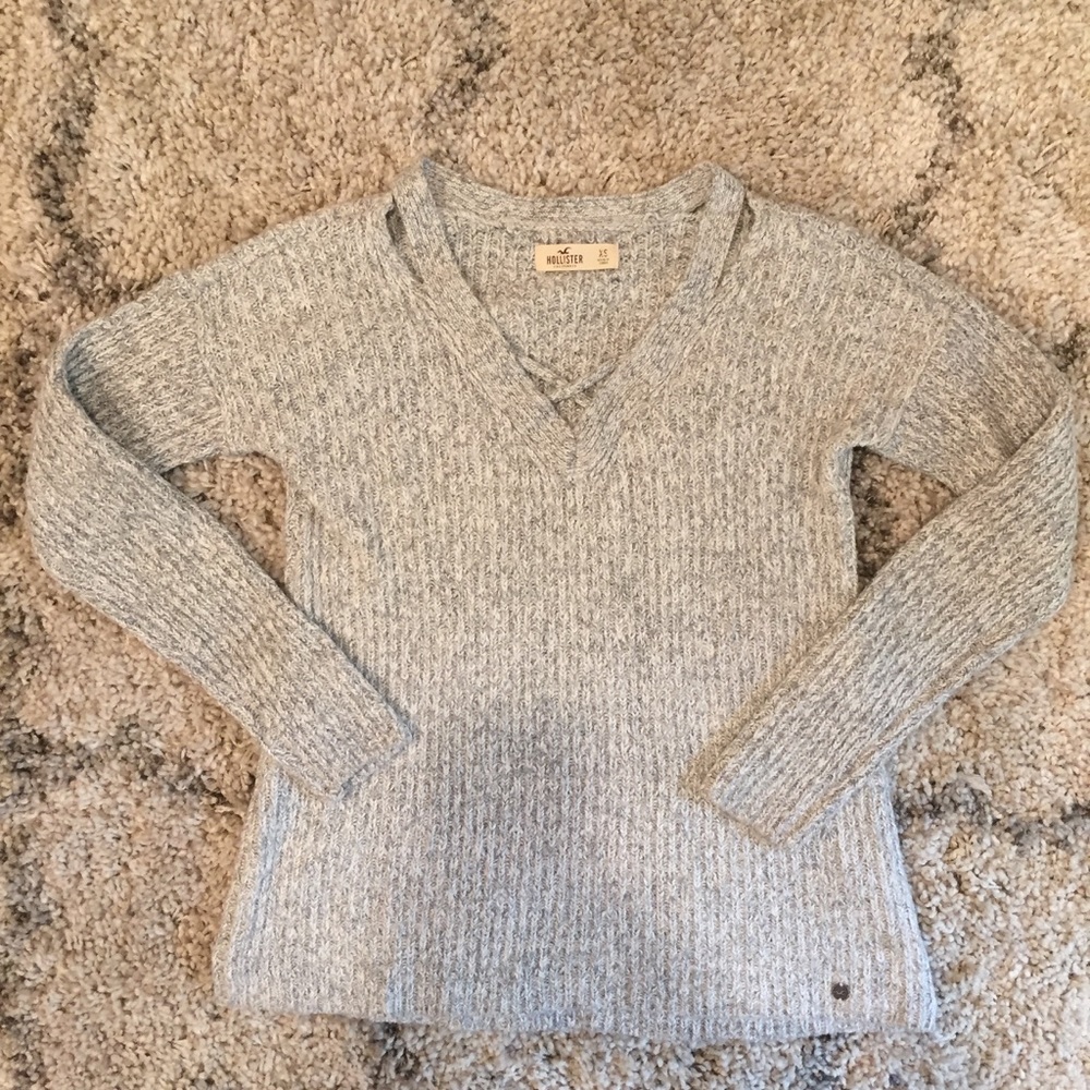 Hollister Cross Detailed Sweater